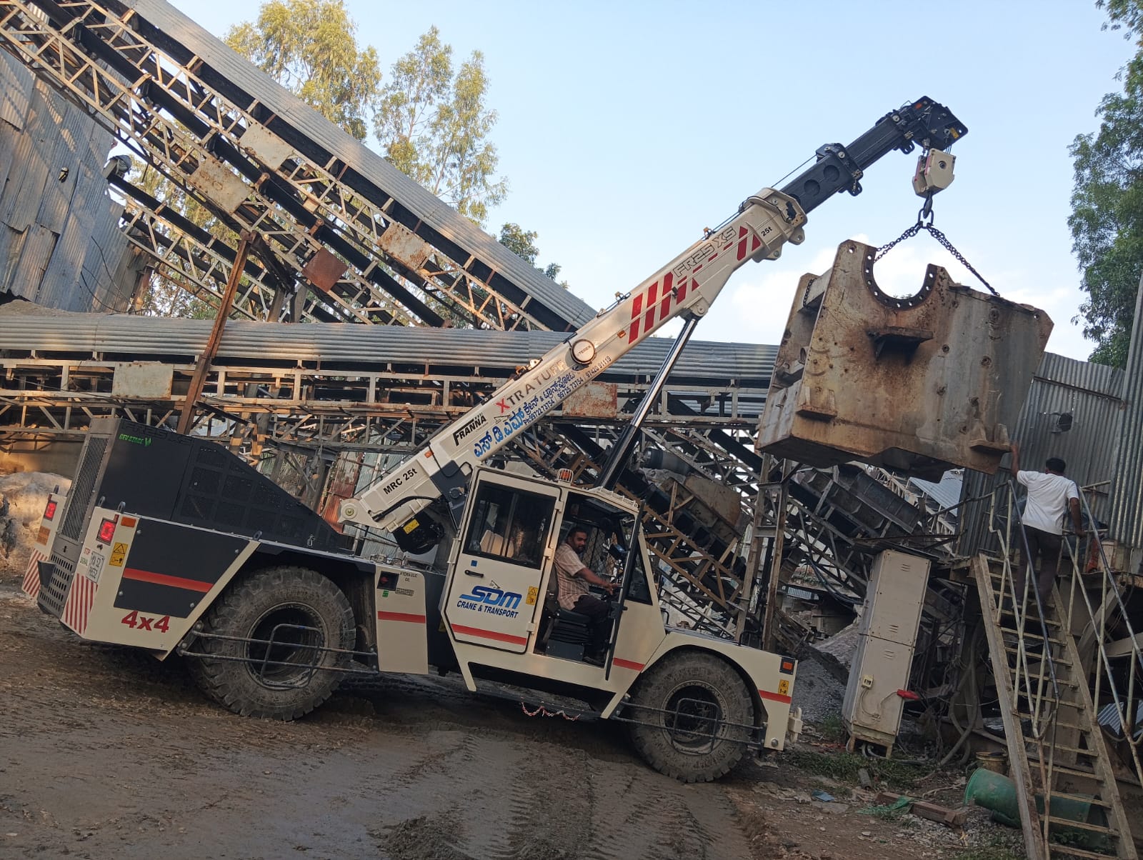 Crane on Rental Service