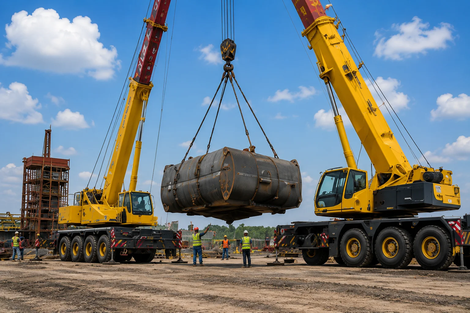 Heavy Machine Lifting